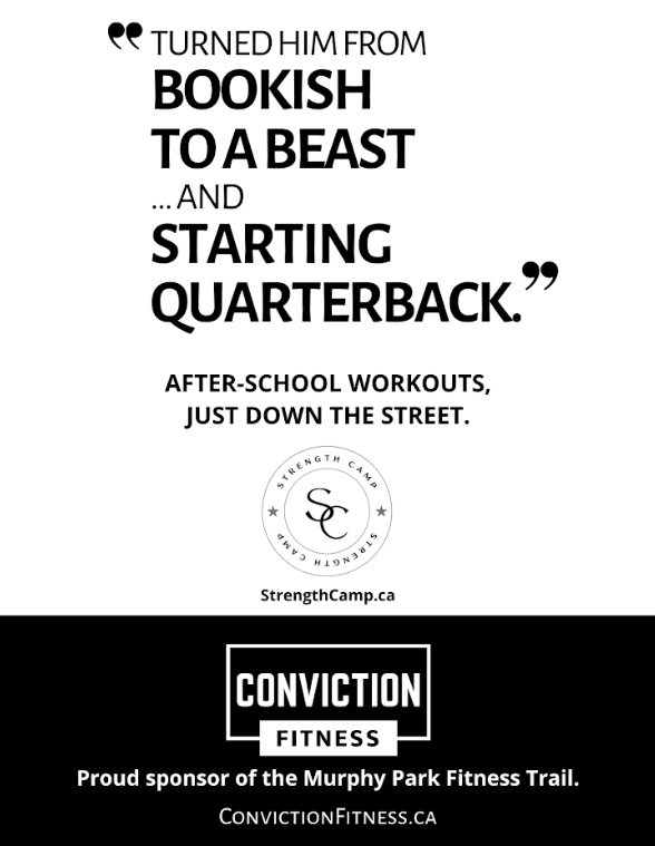 Advertisement for Conviction Fitness